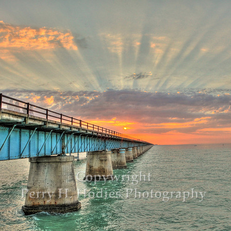 Pigeon Key Bridge Rays