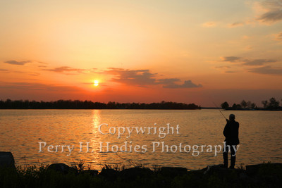 Sunset Fisherman